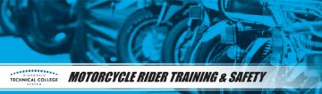 Decorative Banner - Picture of motorcycles with WTCS logo and page title duplicated
