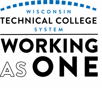 Wisconsin Technical College System Working as One logo
